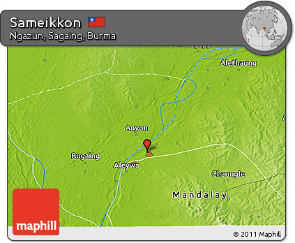 Physical 3D Map of Sameikkon
