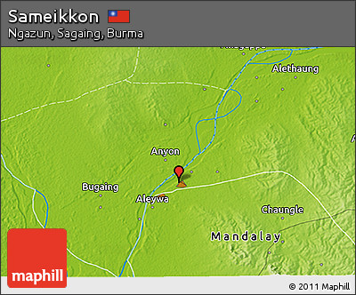 Physical 3D Map of Sameikkon