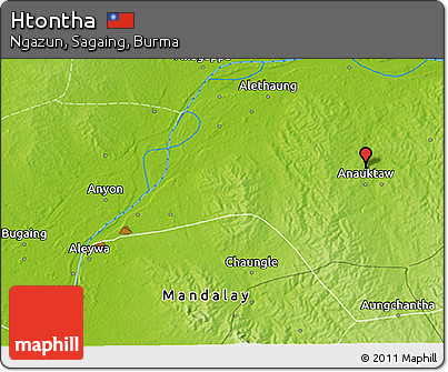 Physical 3D Map of Htontha