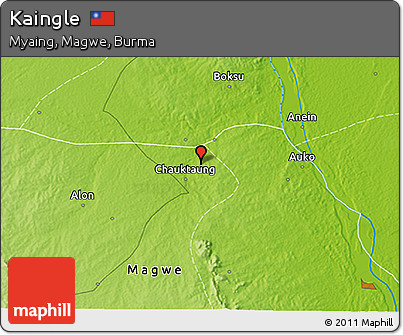 Physical 3D Map of Kaingle