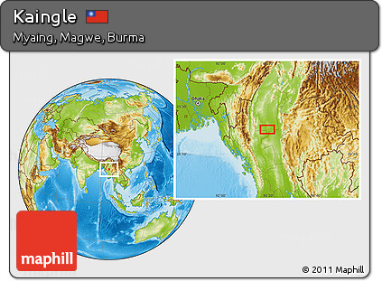 Physical Location Map of Kaingle