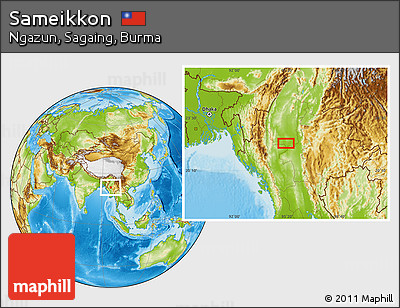 Physical Location Map of Sameikkon