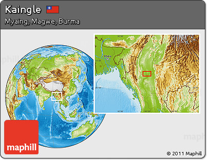 Physical Location Map of Kaingle