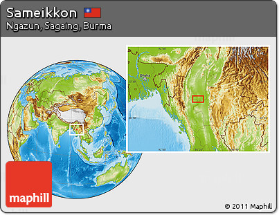 Physical Location Map of Sameikkon