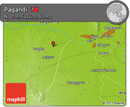Physical 3D Map of Pagandi