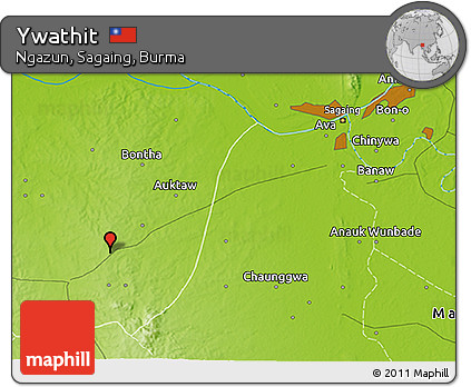 Physical 3D Map of Ywathit