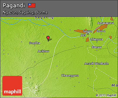 Physical 3D Map of Pagandi