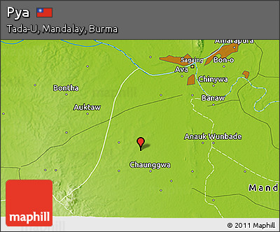 Physical 3D Map of Pya