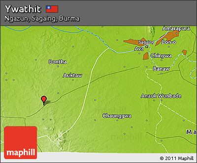 Physical 3D Map of Ywathit