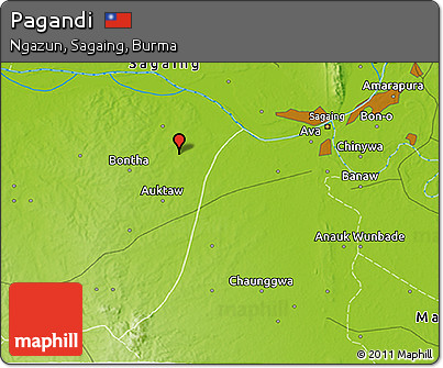 Physical 3D Map of Pagandi