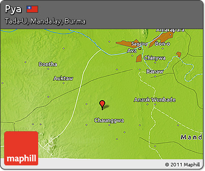 Physical 3D Map of Pya