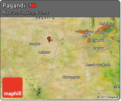 Satellite 3D Map of Pagandi
