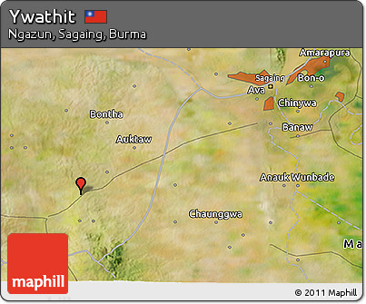 Satellite 3D Map of Ywathit