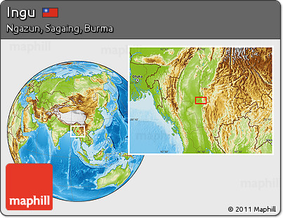 Physical Location Map of Ingu