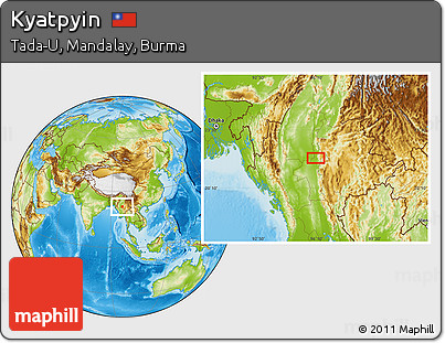 Physical Location Map of Kyatpyin