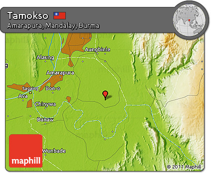 Physical Map of Tamokso