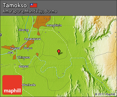 Physical Map of Tamokso