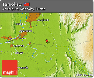 Physical Map of Tamokso