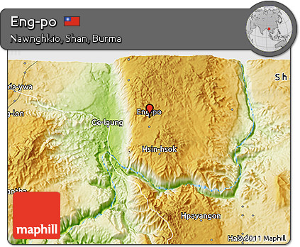 Physical 3D Map of Eng-po