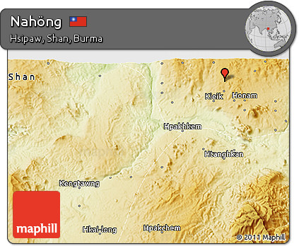 Physical 3D Map of Nahöng