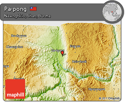 Physical 3D Map of Pa-pong