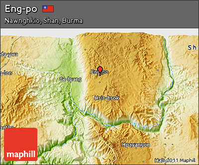 Physical 3D Map of Eng-po