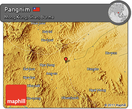 Physical 3D Map of Pangnim