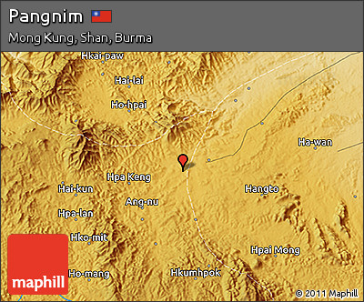 Physical 3D Map of Pangnim