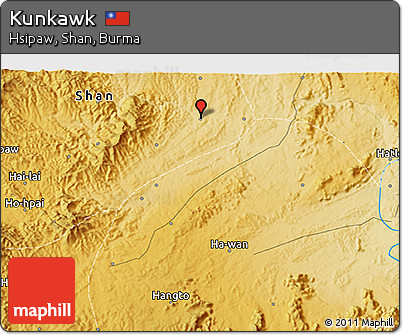 Physical 3D Map of Kunkawk