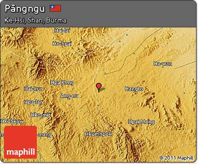 Physical 3D Map of Pāngngu