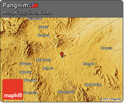 Physical 3D Map of Pangnim