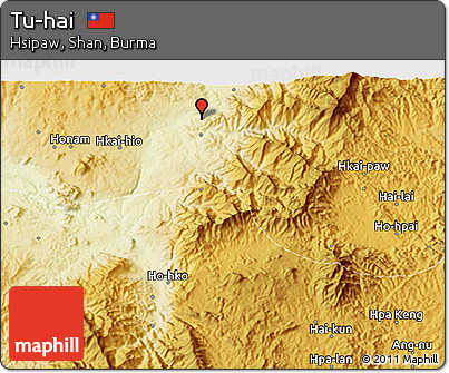Physical 3D Map of Tu-hai