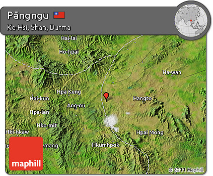 Satellite 3D Map of Pāngngu