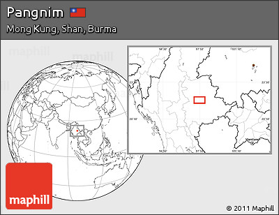 Blank Location Map of Pangnim