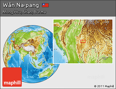 Physical Location Map of Wān Na-pang