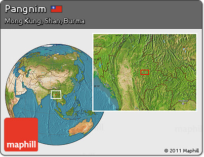 Satellite Location Map of Pangnim