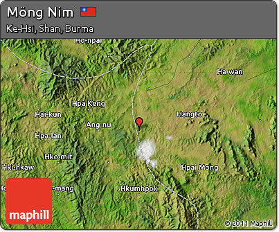 Satellite Map of Möng Nim