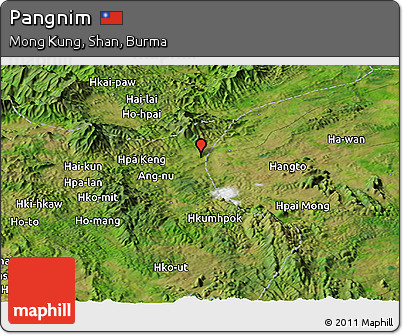 Satellite Panoramic Map of Pangnim