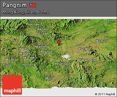 Satellite Panoramic Map of Pangnim