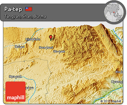 Physical 3D Map of Pa-tep