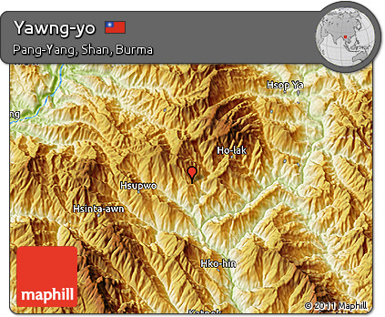 Physical 3D Map of Yawng-yo