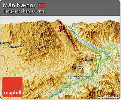 Physical 3D Map of Mān Na-noi