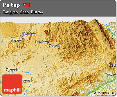 Physical 3D Map of Pa-tep