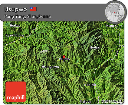 Satellite 3D Map of Hsupwo