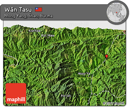 Satellite 3D Map of Wān Tasu