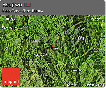 Satellite 3D Map of Hsupwo