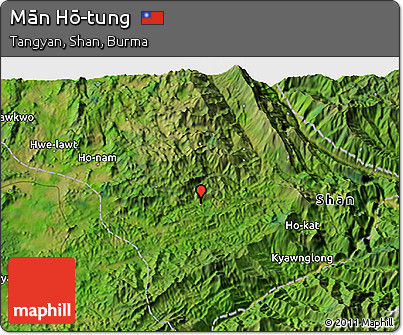 Satellite 3D Map of Mān Hō-tung