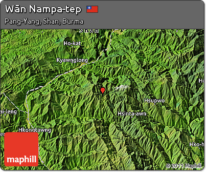 Satellite 3D Map of Wān Nampa-tep