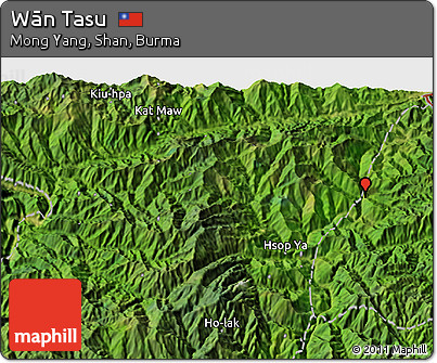 Satellite 3D Map of Wān Tasu