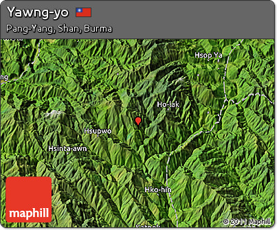 Satellite 3D Map of Yawng-yo